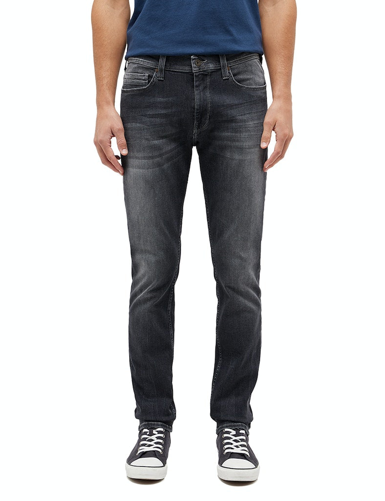 Męskie Spodnie Jeansowe Mustang Style Vegas Slim Denim Black 1014856 4000 883