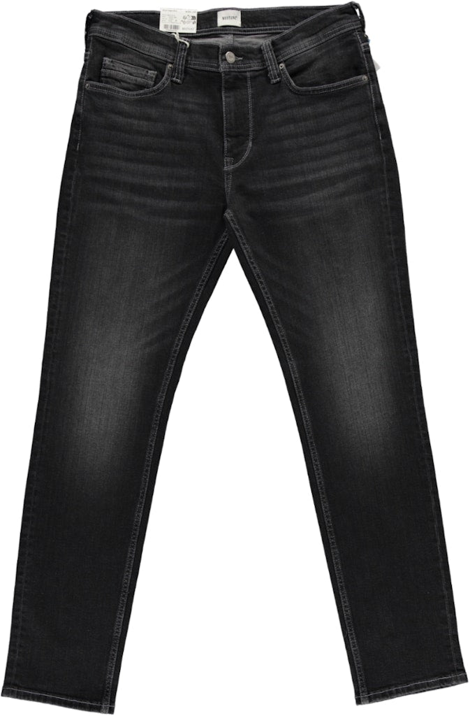 Męskie Spodnie Jeansowe Mustang Style Vegas Slim Denim Black 1015857 4000 583
