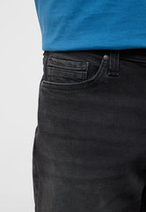 Męskie Spodnie Jeansowe Mustang Style Vegas Slim Denim Black 1017421 4000 803