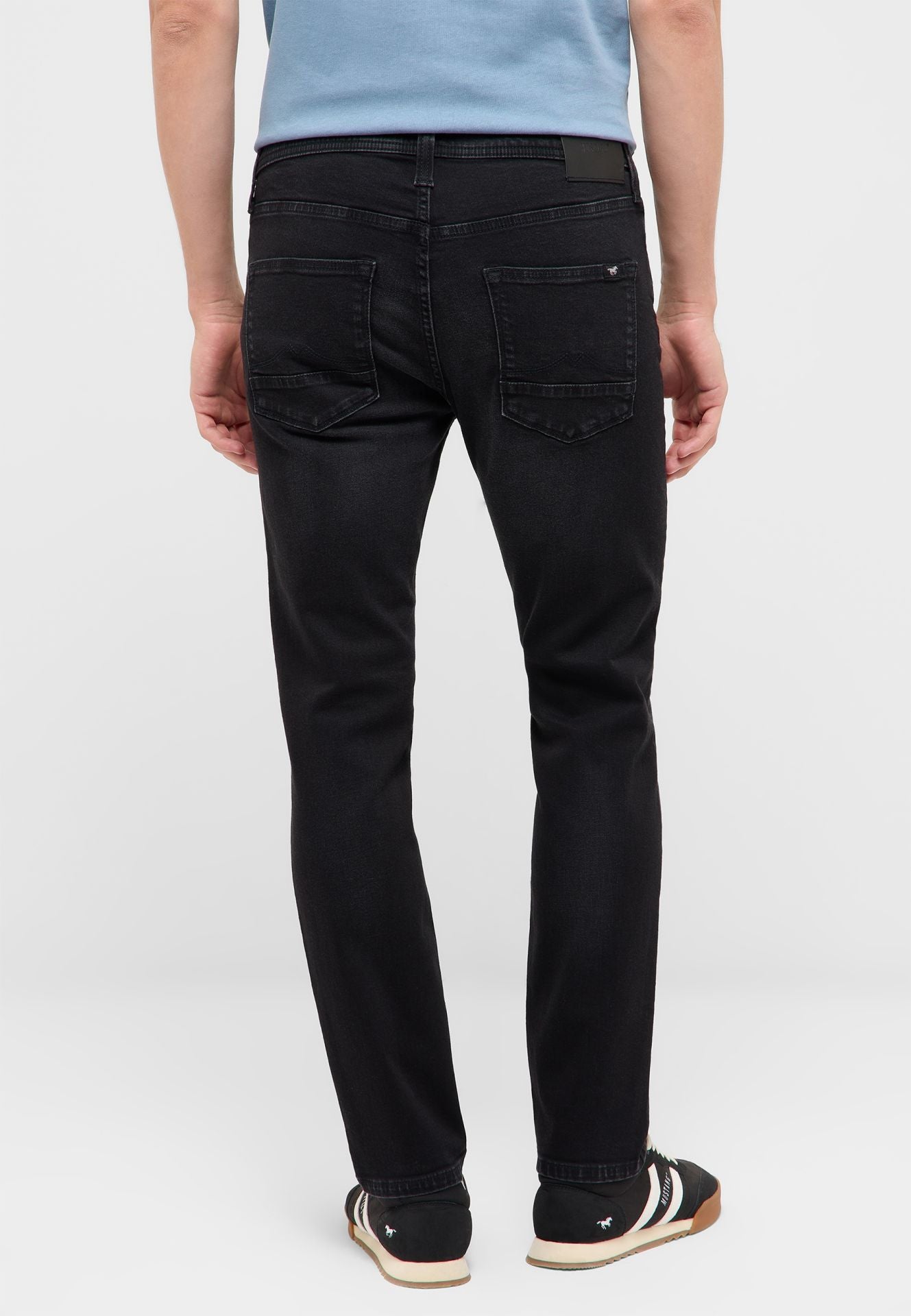 Męskie Spodnie Jeansowe Mustang Style Vegas Slim Denim Black 1018238 4000 982