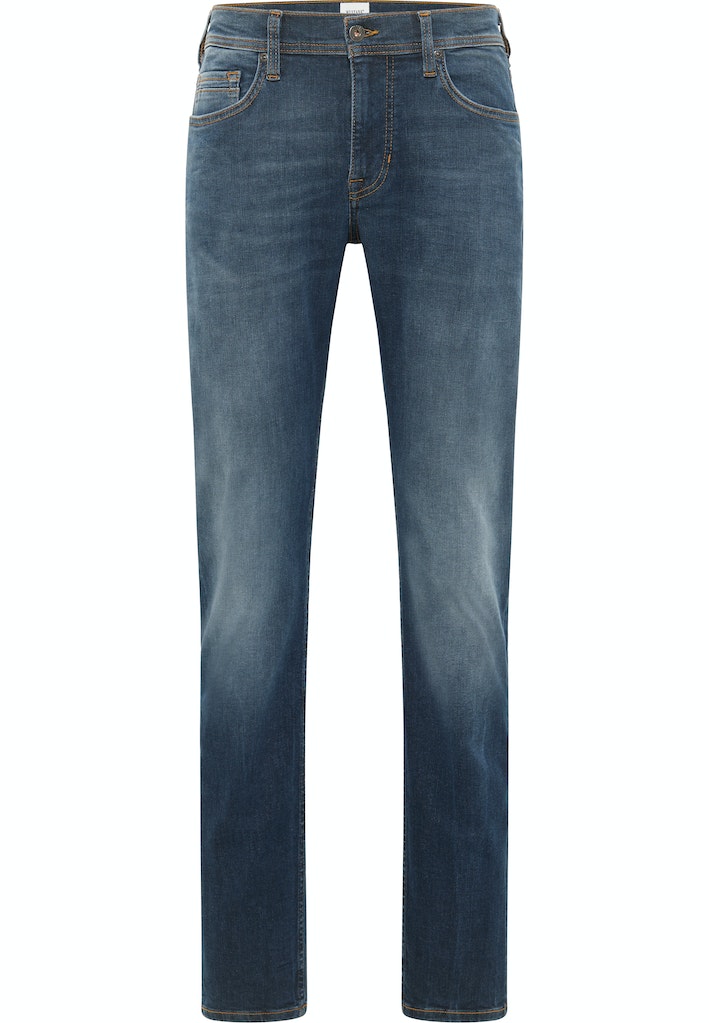 Męskie Spodnie Jeansowe Mustang Style Vegas Slim Denim Blue 1014590 5000 783