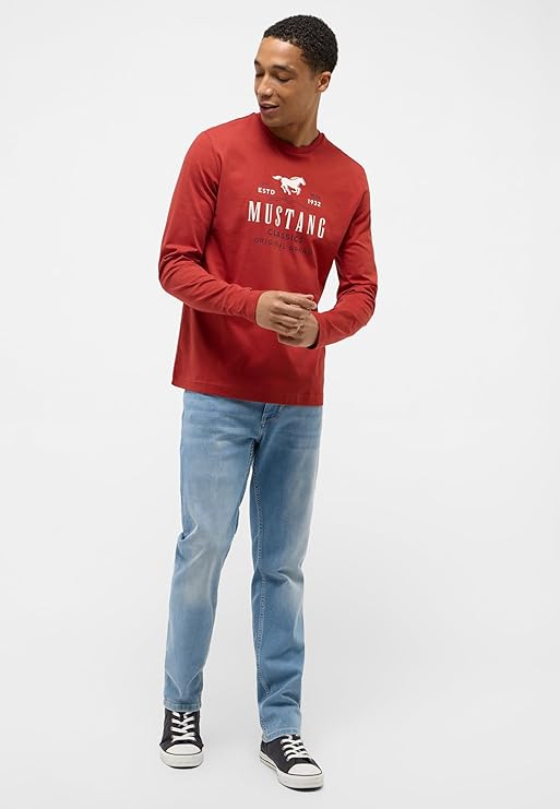 Męskie Spodnie Jeansowe Mustang Style Vegas Slim Denim Blue 1015495 5000 303