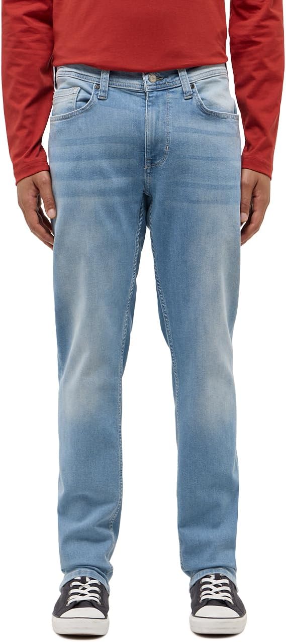 Męskie Spodnie Jeansowe Mustang Style Vegas Slim Denim Blue 1015495 5000 303