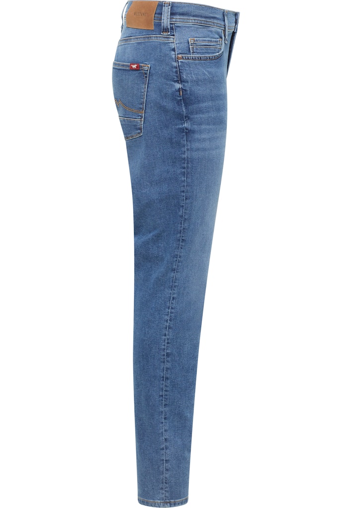 Męskie Spodnie Jeansowe Mustang Style Vegas Slim Denim Blue 1015856 5000 683