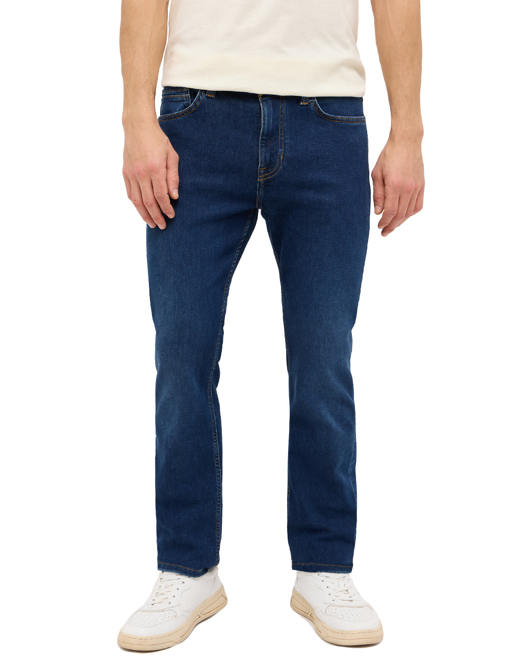 Męskie Spodnie Jeansowe Mustang Style Vegas Slim Denim Blue 1015856 5000 801