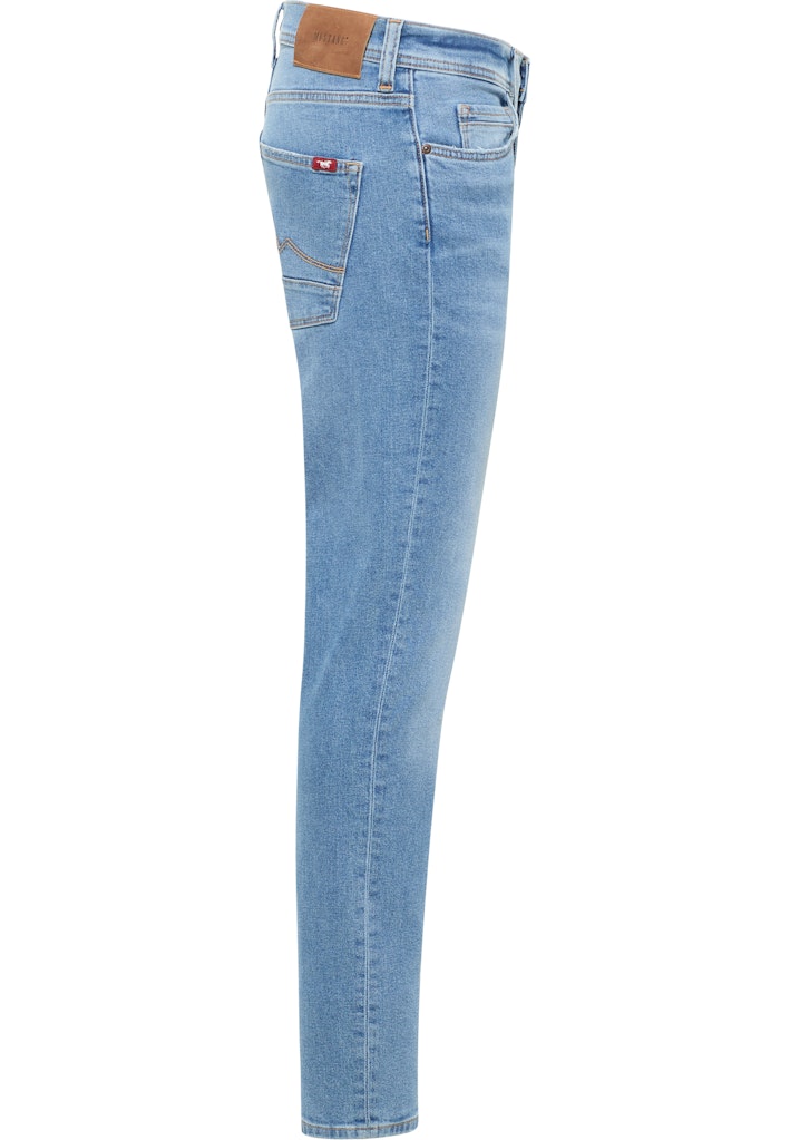 Męskie Spodnie Jeansowe Mustang Style Vegas Slim Denim Blue 1016310 5000 213