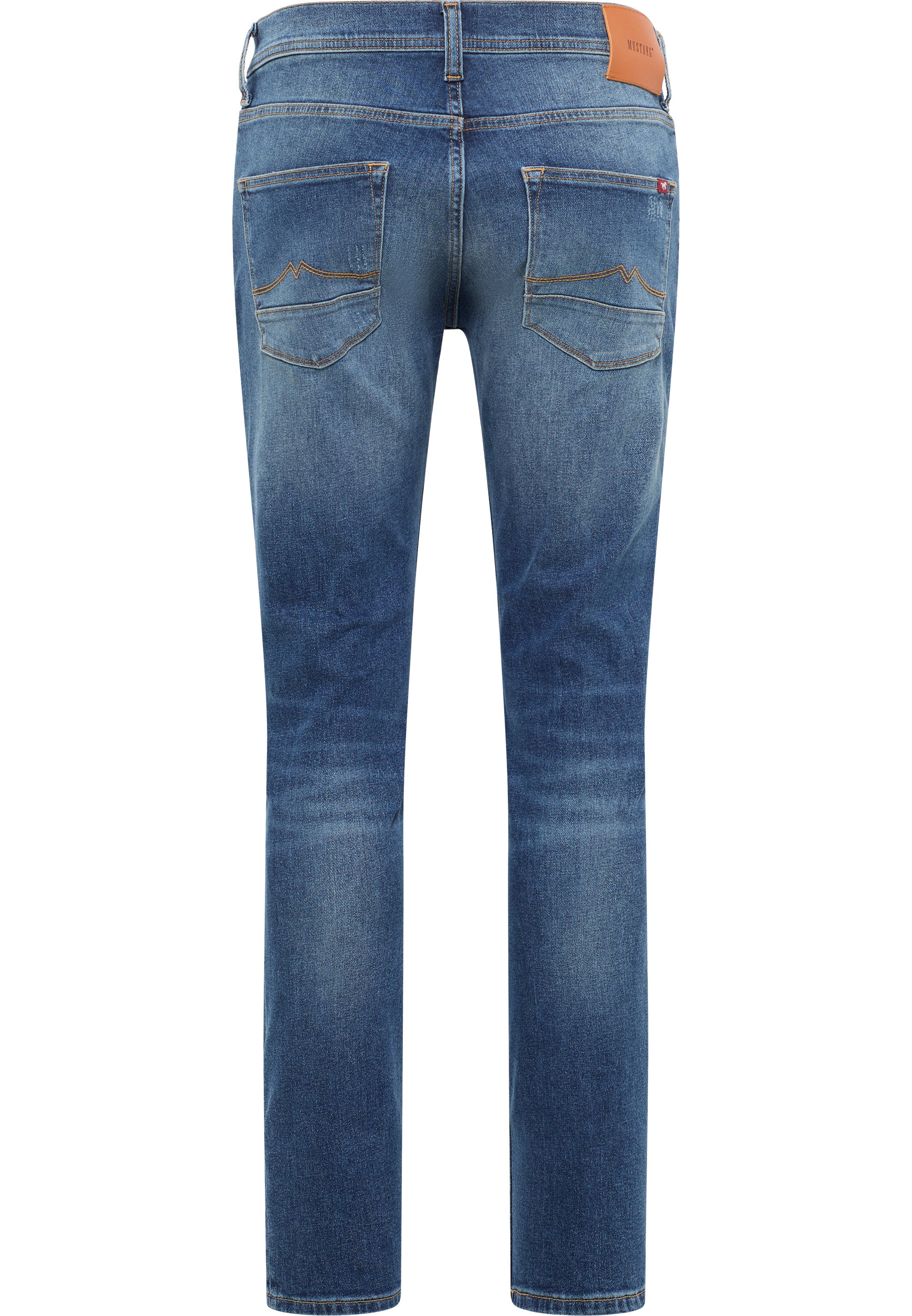 Męskie Spodnie Jeansowe Mustang Style Vegas Slim Denim Blue 1016310 5000 434