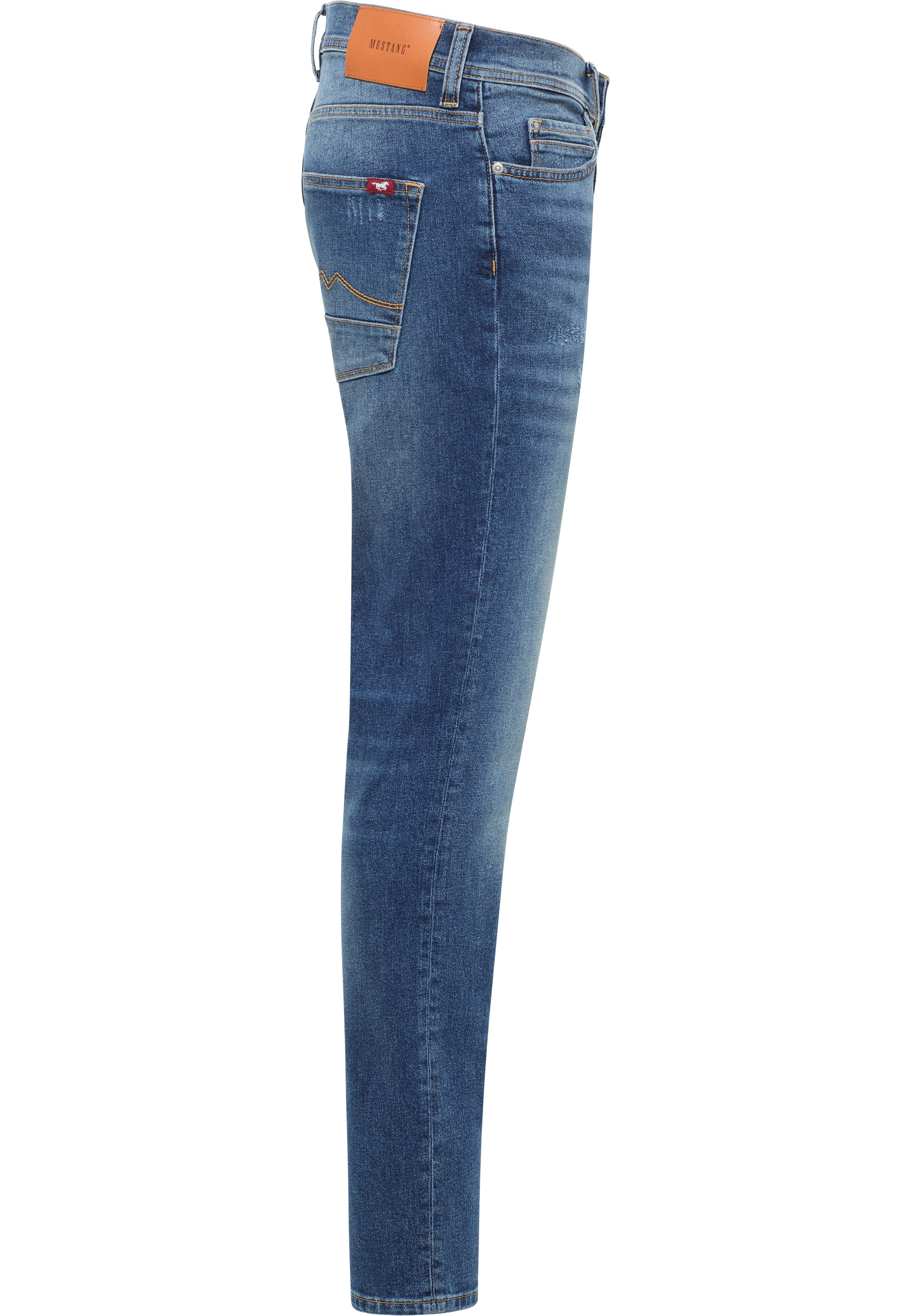 Męskie Spodnie Jeansowe Mustang Style Vegas Slim Denim Blue 1016310 5000 434