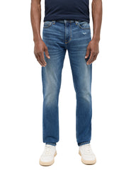 Męskie Spodnie Jeansowe Mustang Style Vegas Slim Denim Blue 1016310 5000 434