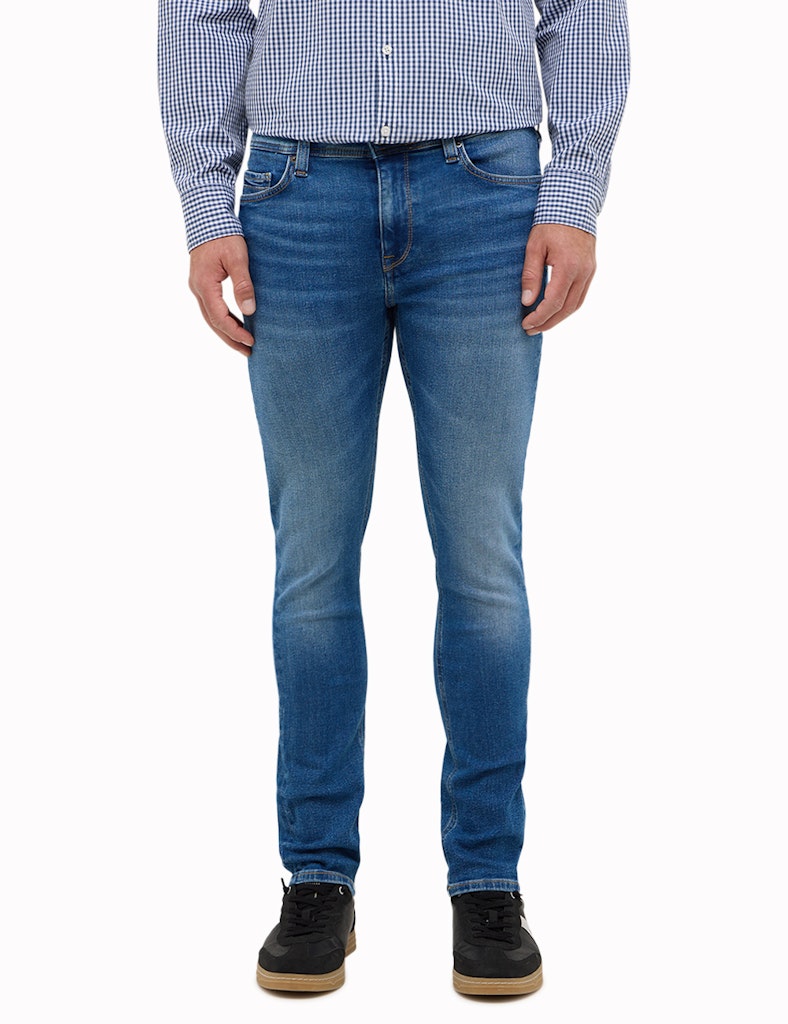 Męskie Spodnie Jeansowe Mustang Style Vegas Slim Denim Blue 1016795 5000 782
