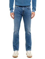 Męskie Spodnie Jeansowe Mustang Style Vegas Slim Denim Blue 1017422 5000 602