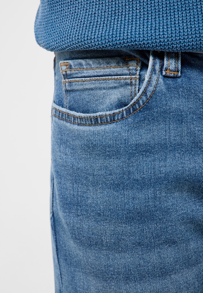 Męskie Spodnie Jeansowe Mustang Style Vegas Slim Denim Blue 1017422 5000 602