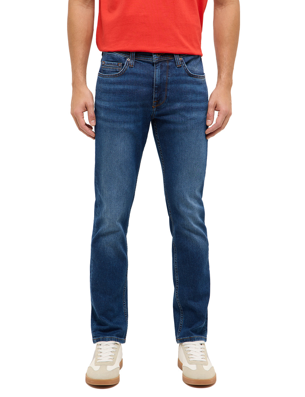 Męskie Spodnie Jeansowe Mustang Style Vegas Slim Denim Blue 1017422 5000 883