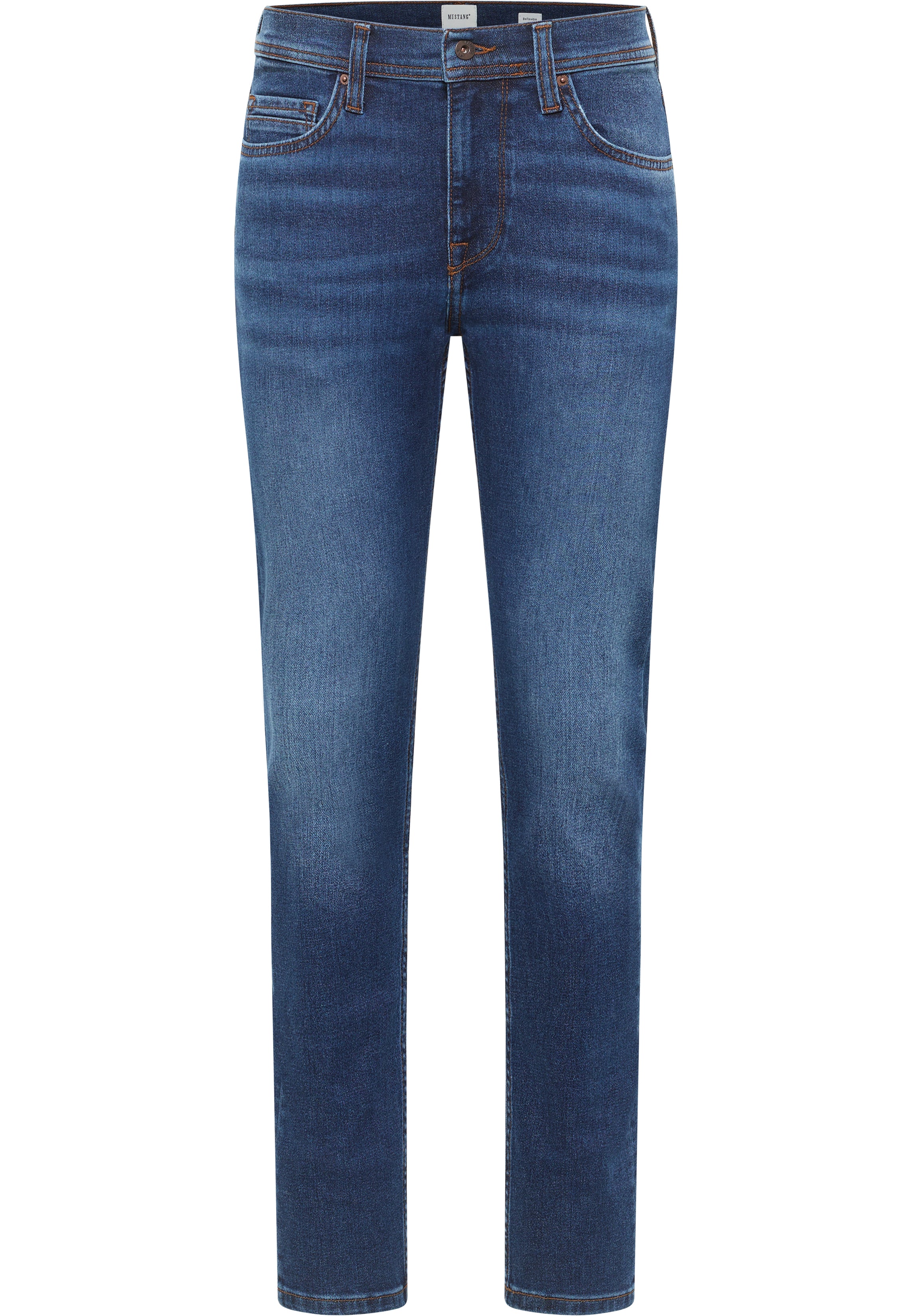Męskie Spodnie Jeansowe Mustang Style Vegas Slim Denim Blue 1017422 5000 883