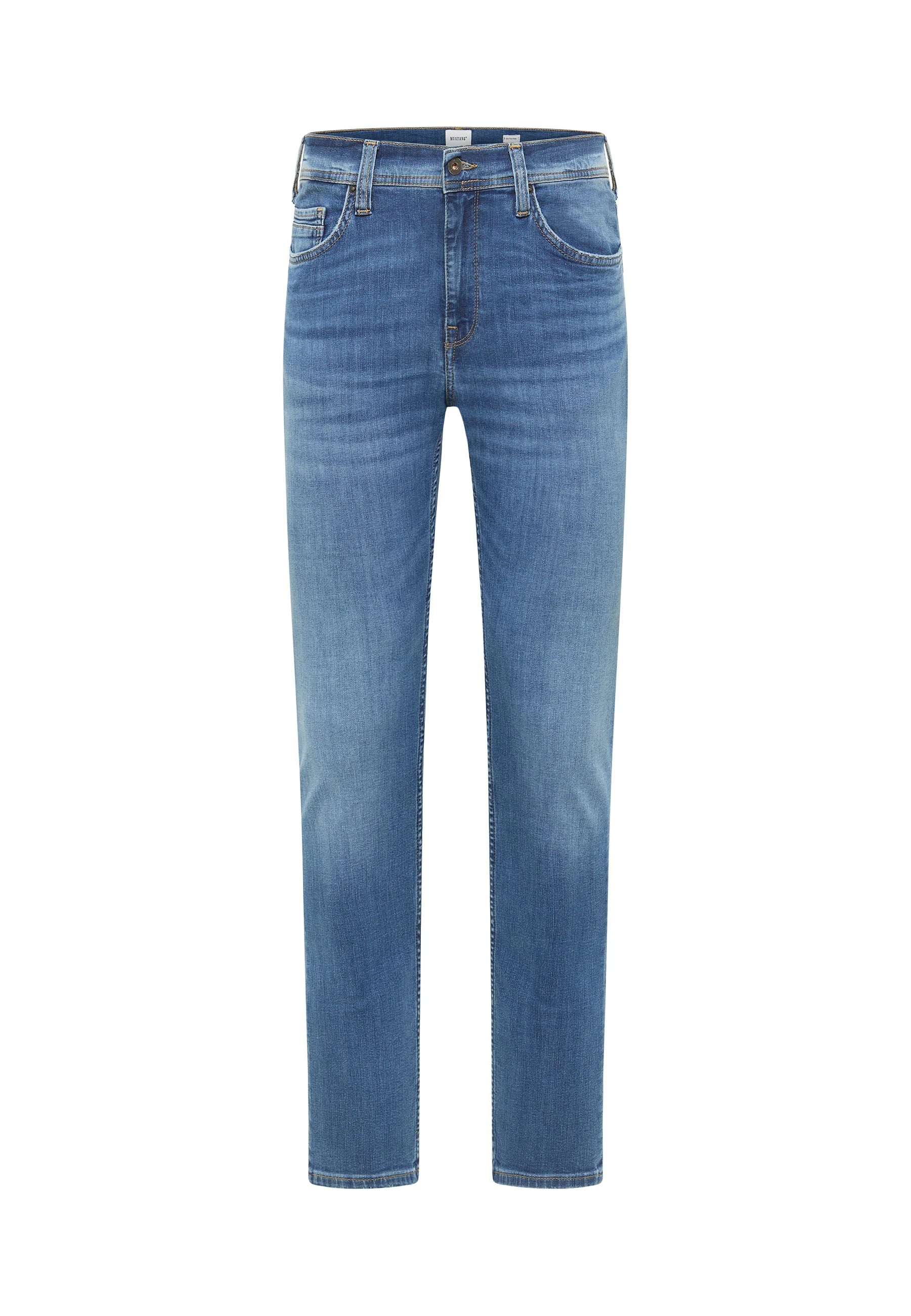 Męskie Spodnie Jeansowe Mustang Style Vegas Slim Denim Blue 1017701 5000 683