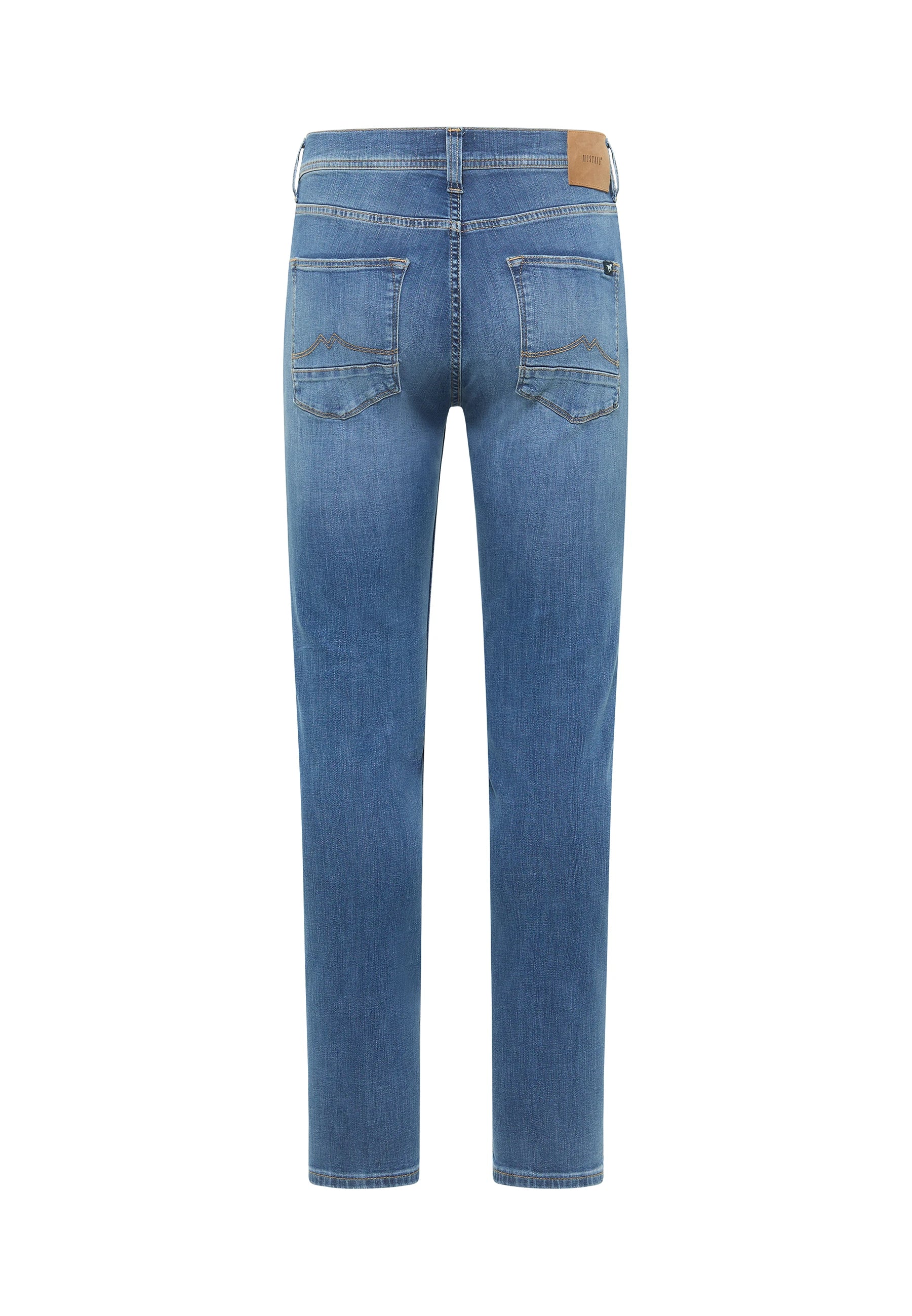 Męskie Spodnie Jeansowe Mustang Style Vegas Slim Denim Blue 1017701 5000 683