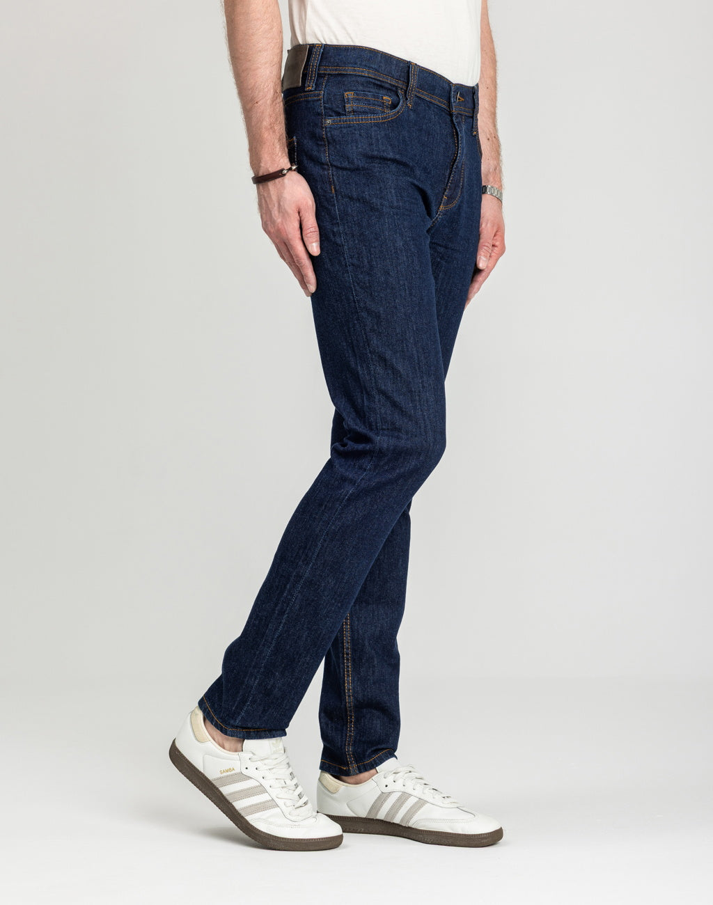 Męskie Spodnie Jeansowe Mustang Style Vegas Slim Denim Blue 1018015 5000 901