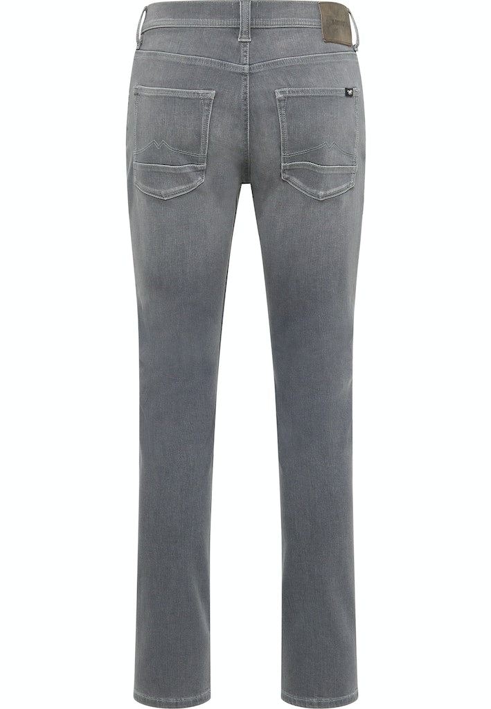 Męskie Spodnie Jeansowe Mustang Style Vegas Slim Denim Grey 1015117 4500 403