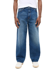 Męskie Spodnie Jeansowe Mustang Style Vermont Loose Denim Blue 1016346 5000 682