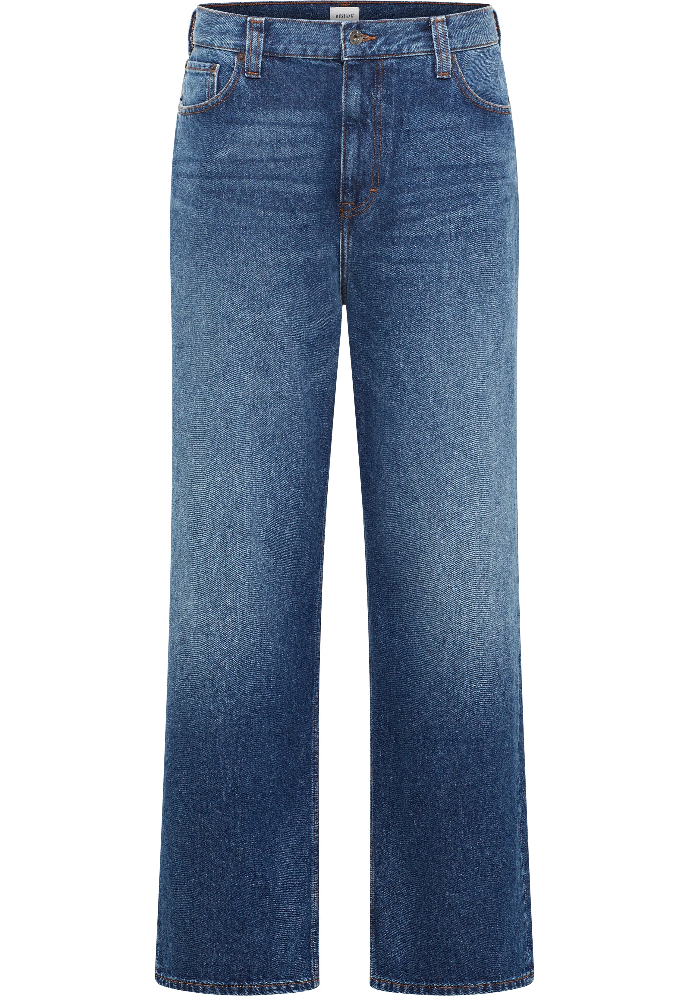 Męskie Spodnie Jeansowe Mustang Style Vermont Loose Denim Blue 1016346 5000 682
