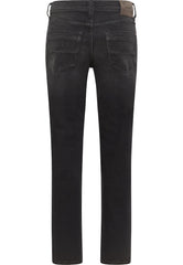 Męskie Spodnie Jeansowe Mustang Style Washington Straight Denim Black 1015884 4000 701