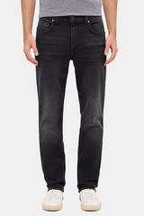 Męskie Spodnie Jeansowe Mustang Style Washington Straight Denim Black 1016334 4000 802