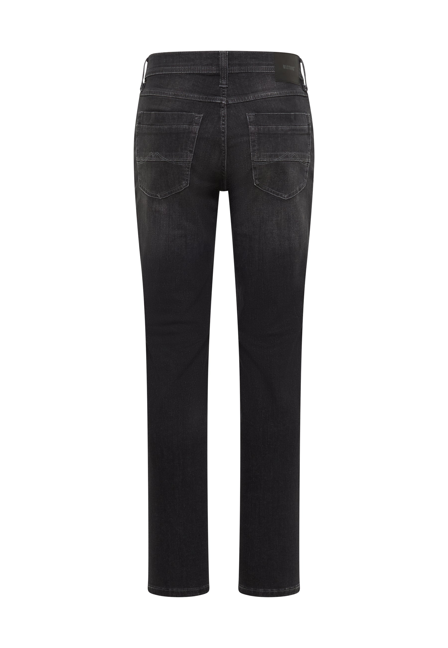 Męskie Spodnie Jeansowe Mustang Style Washington Straight Denim Black 1017689 4000 883