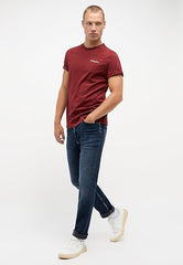 Męskie Spodnie Jeansowe Mustang Style Washington Straight Denim Blue 1014704 5000 882