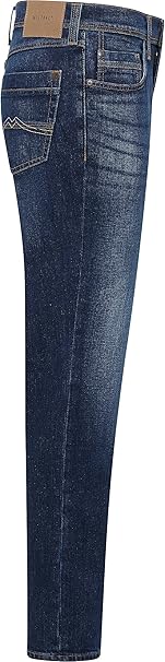 Męskie Spodnie Jeansowe Mustang Style Washington Straight Denim Blue 1014705 5000 982