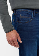 Męskie Spodnie Jeansowe Mustang Style Washington Straight Denim Blue 1015885 5000 802