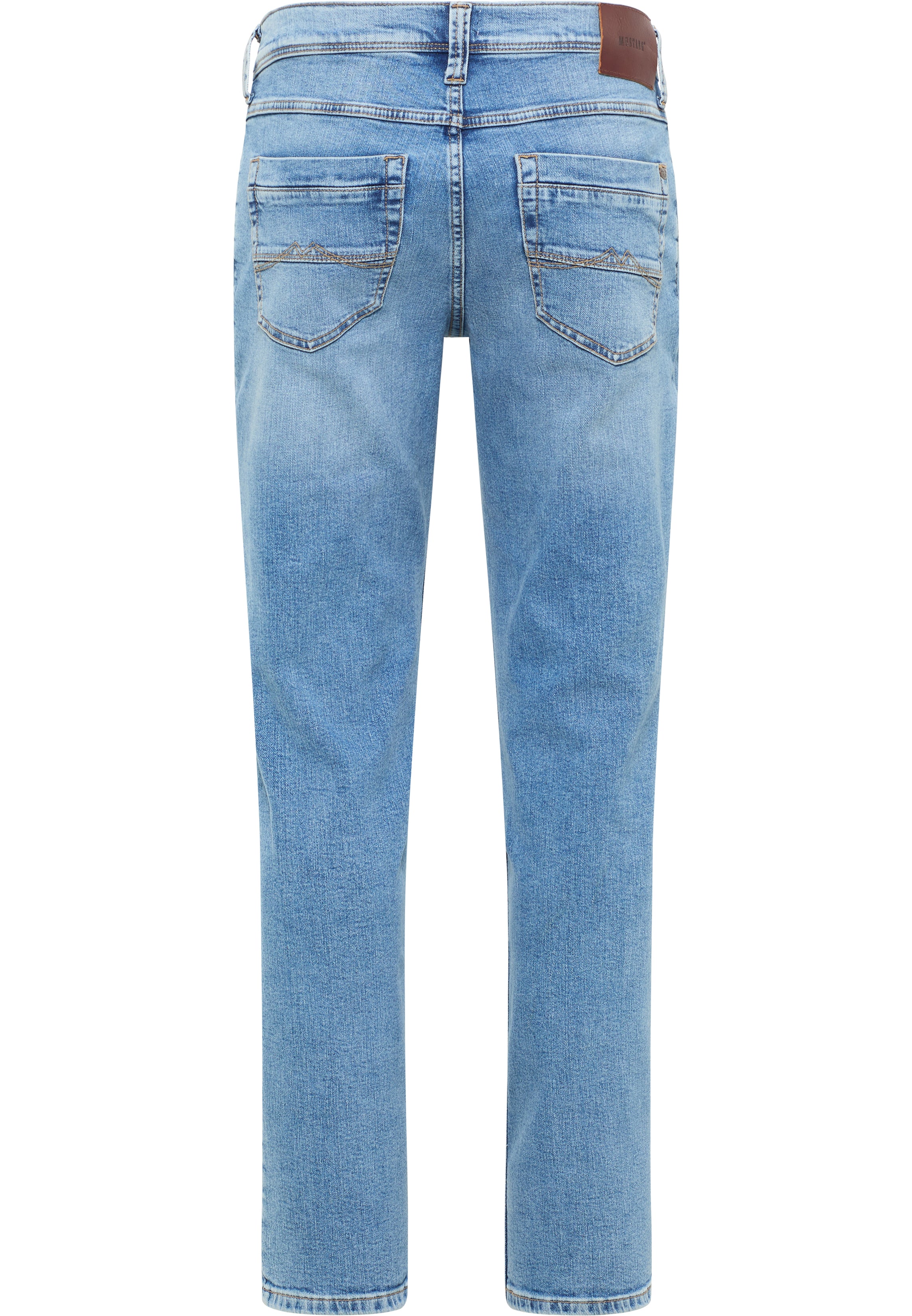 Męskie Spodnie Jeansowe Mustang Style Washington Straight Denim Blue 1016335 5000 312