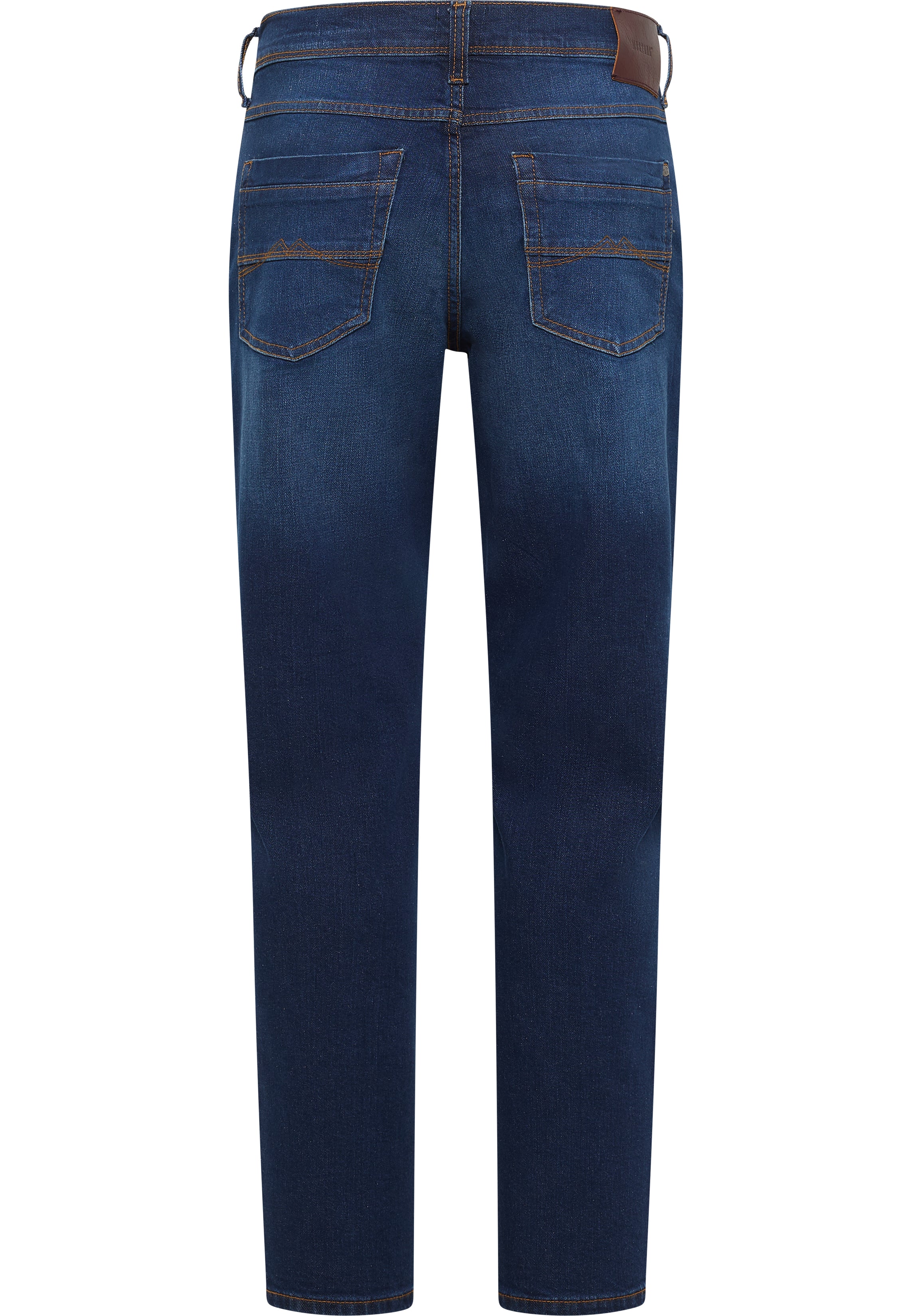 Męskie Spodnie Jeansowe Mustang Style Washington Straight Denim Blue 1016335 5000 802