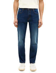 Męskie Spodnie Jeansowe Mustang Style Washington Straight Denim Blue 1016335 5000 802