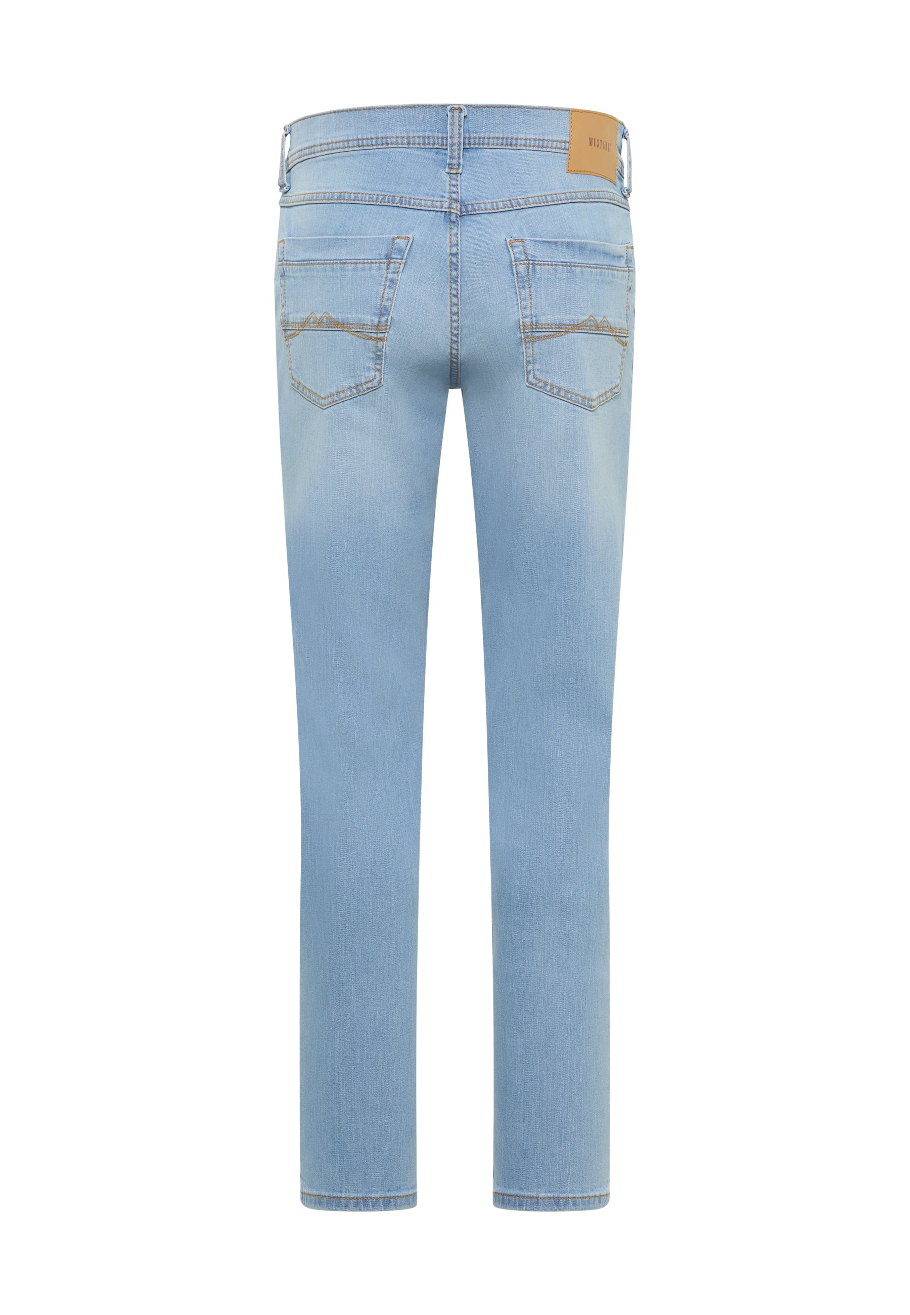Męskie Spodnie Jeansowe Mustang Style Washington Straight Denim Blue 1017692 5000 401