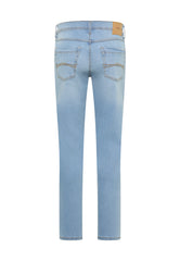 Męskie Spodnie Jeansowe Mustang Style Washington Straight Denim Blue 1017692 5000 401