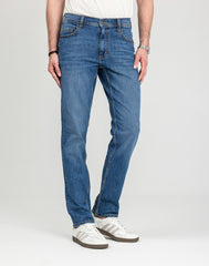 Męskie Spodnie Jeansowe Mustang Style Washington Straight Denim Blue 1018017 5000 782