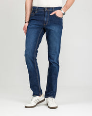 Męskie Spodnie Jeansowe Mustang Style Washington Straight Denim Blue 1018017 5000 882