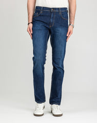 Męskie Spodnie Jeansowe Mustang Style Washington Straight Denim Blue 1018017 5000 882