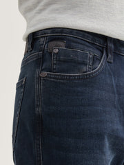 Męskie Spodnie Jeansowe Tom Tailor Josh Dark Stone Blue Black Denim 1021434 10173