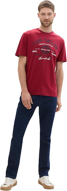 Męskie Spodnie Jeansowe Tom Tailor Josh Slim Rinsed Blue Denim 1042340 10138