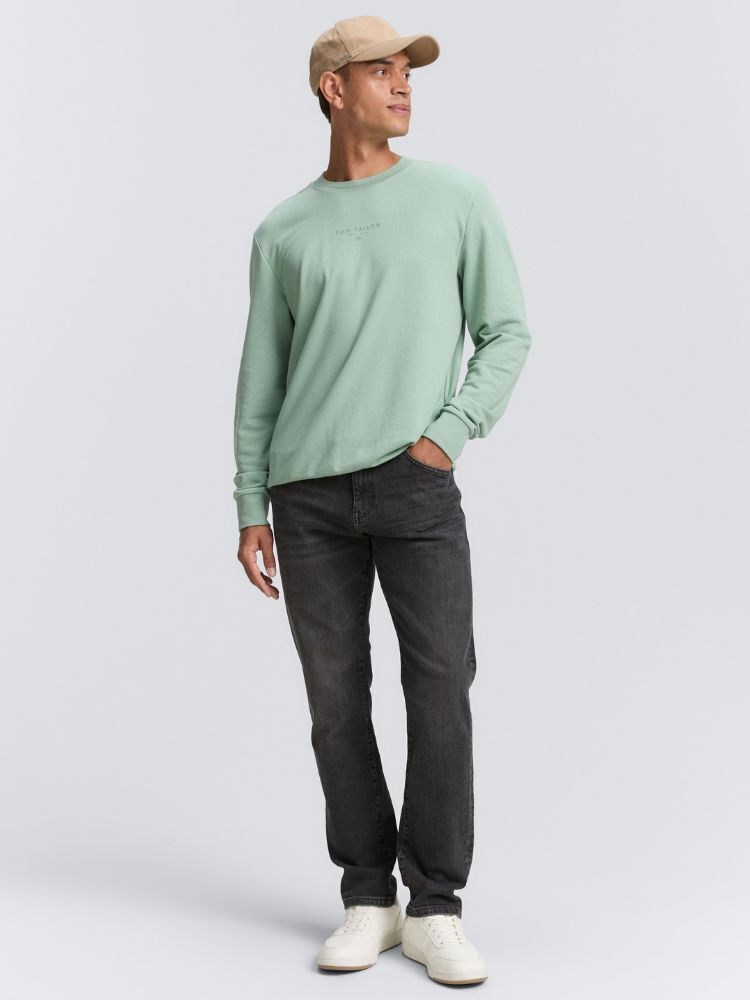 Męskie Spodnie Jeansowe Tom Tailor TTJOSH REGULAR grey denim 1048363 10210