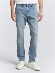 Męskie Spodnie Jeansowe Tom Tailor TTJOSH REGULAR stone wash denim 1048363 10283