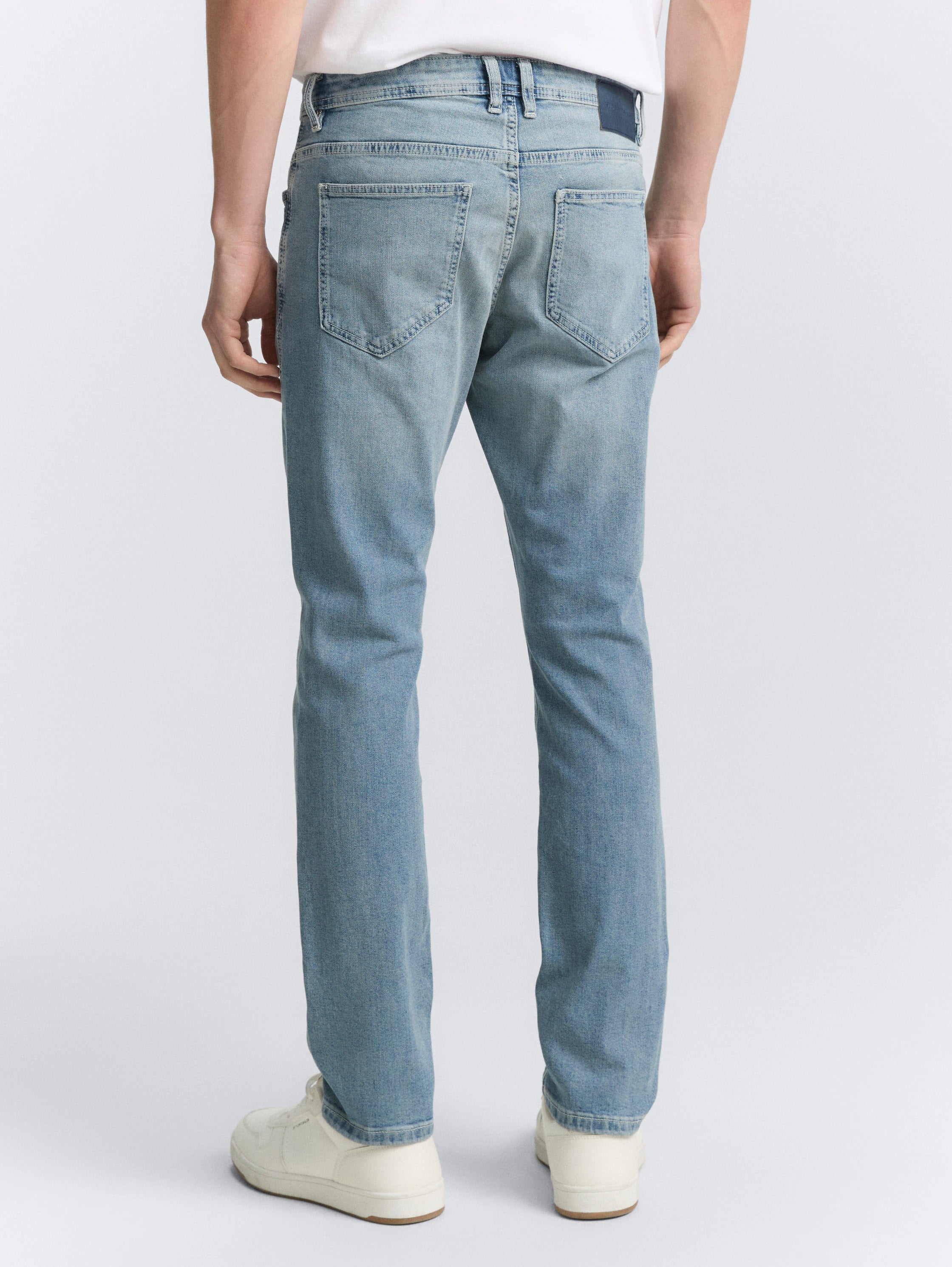 Męskie Spodnie Jeansowe Tom Tailor TTJOSH REGULAR stone wash denim 1048363 10283