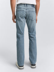 Męskie Spodnie Jeansowe Tom Tailor TTMARVIN Straight Stone Blue Denim 1048364 10141