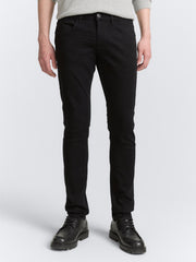 Męskie Spodnie Jeansowe Tom Tailor Troy Czarne Slim Fit 1021160 10270