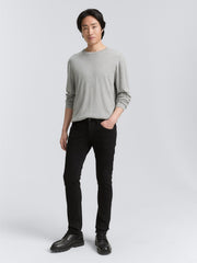 Męskie Spodnie Jeansowe Tom Tailor Troy Czarne Slim Fit 1021160 10270