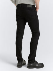 Męskie Spodnie Jeansowe Tom Tailor Troy Czarne Slim Fit 1021160 10270
