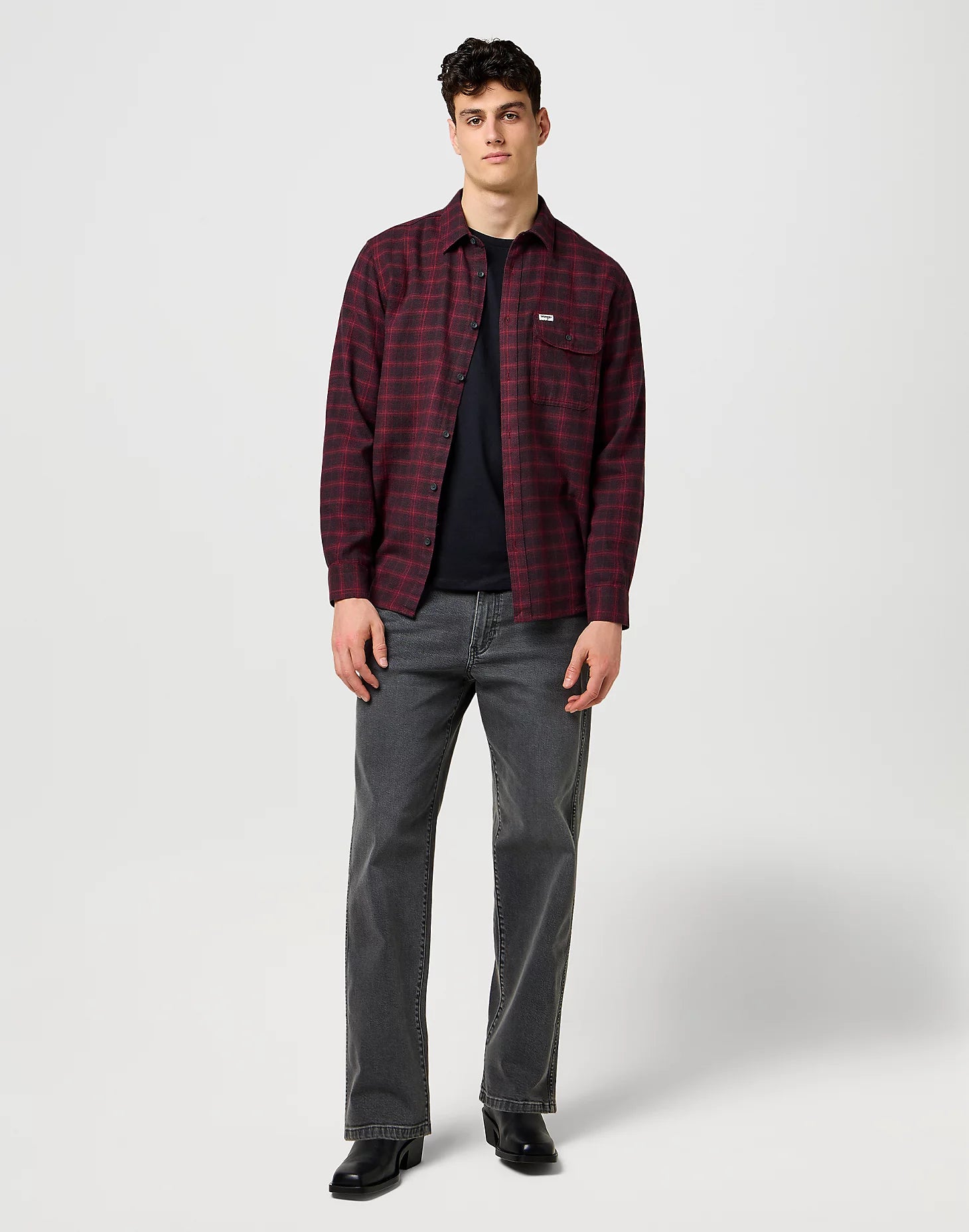 Męskie Spodnie Jeansowe Wrangler Loose Straight Sandstorm 112371017
