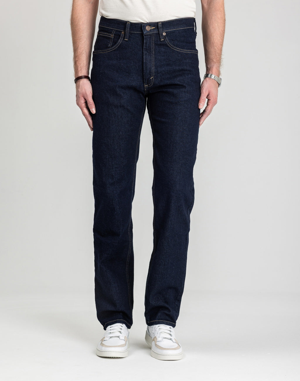 Męskie Spodnie Jeansowe Wrangler Regular Fit Rinse 112352894