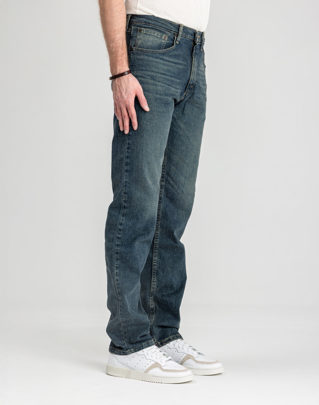 Męskie Spodnie Jeansowe Wrangler Regular Fit River 112352955